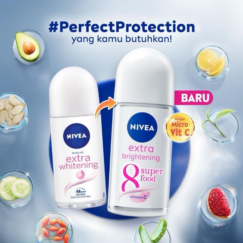 img_2365 NIVEA EXTRA BRIGHTENING :NIVEA Déodorant Extra Blanchissant Anti-Transpirant Roll-on – Image 1