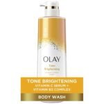 OLAY Gel Douche Éclat à la Vitamine C & B3 – Hydratation Intense et Peau Lumineuse (591 ml) – Image 2
