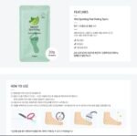 Skinfood Mint Sparkling – Chaussettes Exfoliantes pour les Pieds : – Image 4