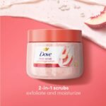🍑 DOVE Gommage Corps à la Pêche Blanche & Riz Écrasés – 425g