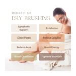 Brosse de Massage et Exfoliation à Sec – Poils Naturels & Picots de Massage – Image 2