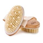 Brosse de Massage et Exfoliation à Sec – Poils Naturels & Picots de Massage – Image 3