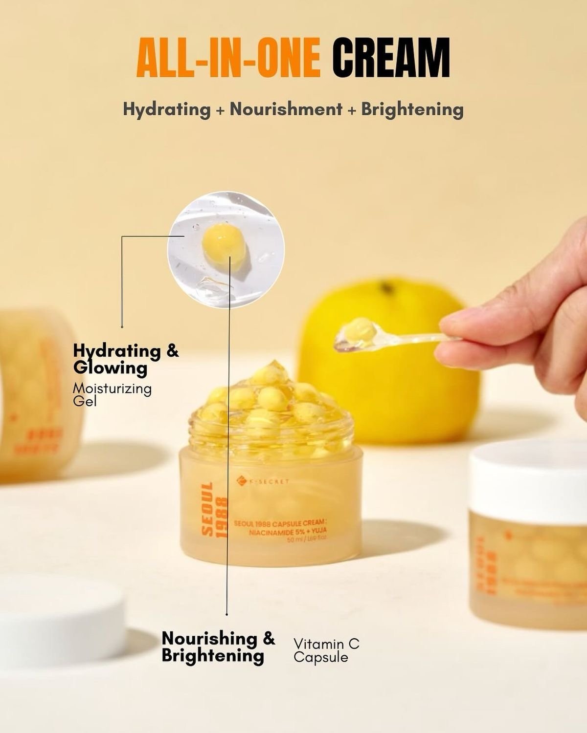 img_5237 K-SECRET – Crème Encapsulée Niacinamide 5 % + Yuja – Image 1