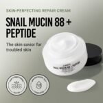 JUMISO Snail Mucin 88 + Peptide Cream
Crème hydratante réparatrice & anti-âge – Image 5
