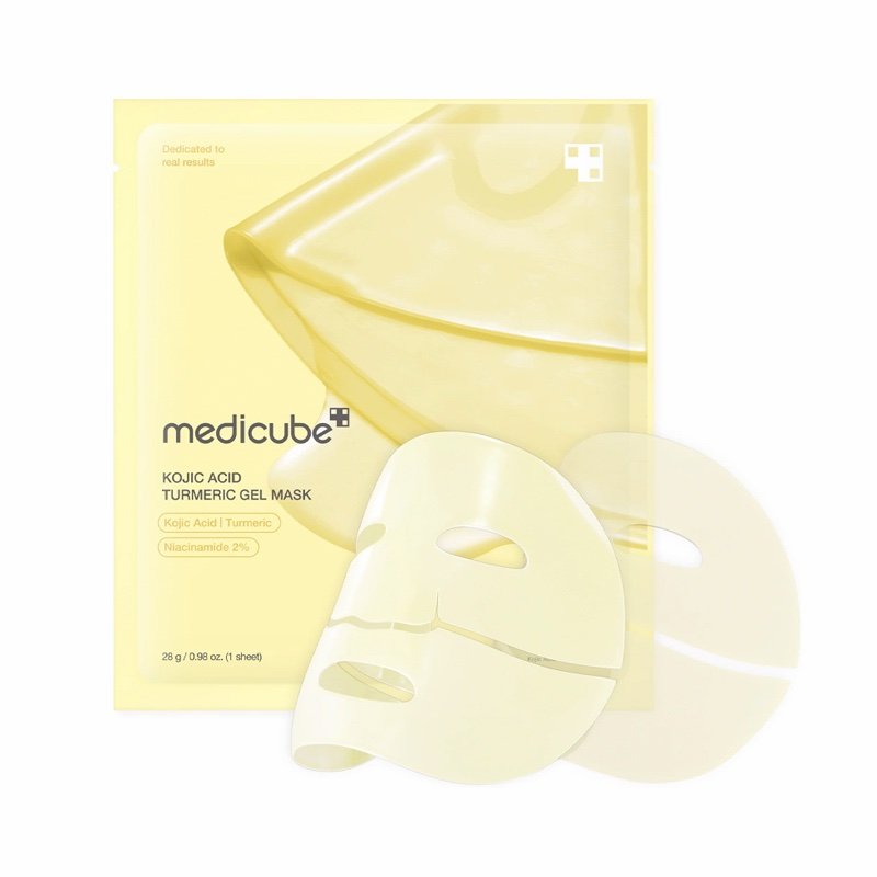 Kojic Acid & Turmeric Brightening Gel Mask
Masque Gel Éclaircissant au Curcuma & Acide Kojique