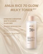 ANUA Lotion tonique hydratante 70+ Rice Milky Toner – Image 4