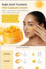MEDICUBE Crème en Capsules Acide Kojique & Curcuma Vita – 50g – Image 4