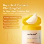 MEDICUBE Kojic Acid Turmeric Pads – Disques Éclaircissants au Curcuma & Acide Kojique