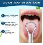Gratte-langue en acier inoxydable – Sensation de fraîcheur immédiate(Lot de 2 gratte-langues Brencco en acier inoxydable) – Image 4