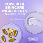 OLAY – Lait Hydratant Lissant Retinol24 pour le Corps (502 ml – Image 4