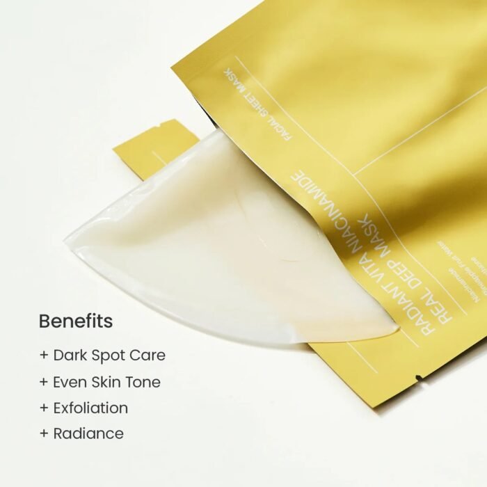 🌟 Masque Éclat Profond à la Niacinamide – Radiant Vita – Image 8