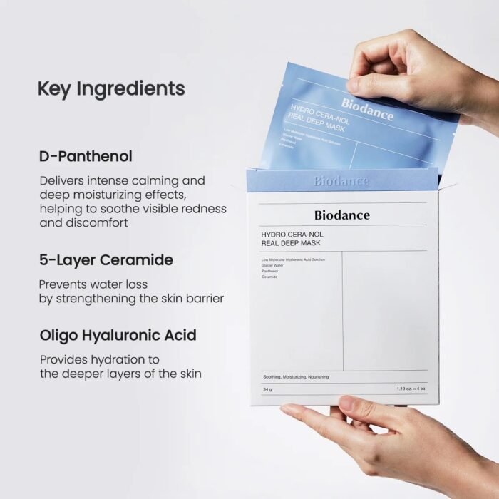 💧 Masque Hydro Cera-nol Éclat Profond – Hydratation & Réparation Intense – Image 6