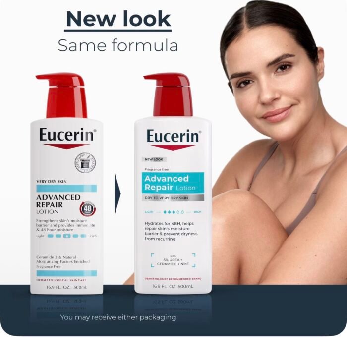 EUCERIN Advanced Repair Lait Corps Hydratant 500 ml – Image 2