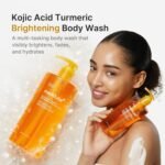 MEDICUBE Kojic Acid Turmeric Vita Brightening Body Wash – Gel Douche Éclaircissant au Curcuma & Acide Kojique (400 ml) – Image 3