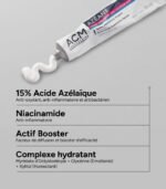 ACM Azéane 15,5 % – Crème à l’Acide Azélaïque:
Soin anti-imperfections, taches & rougeurs – 30 ml – Image 2