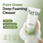 Purito SEOUL – From Green Deep Foaming Cleanser
Nettoyant Visage Moussant Doux – 150 ml – Image 2